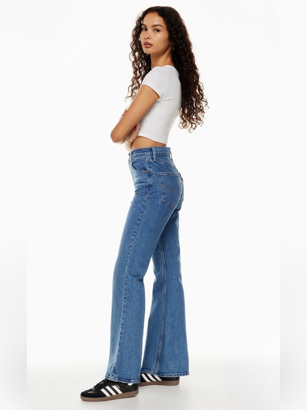 Levi's Midwash '70s High Flare Jean SZ 27 - Picture 2 of 9